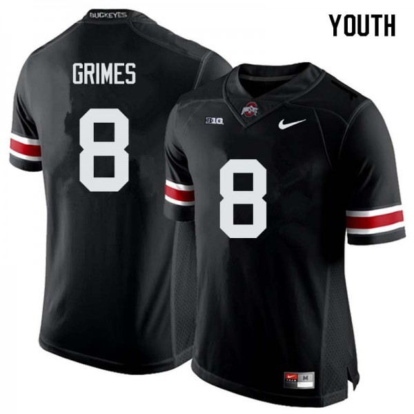 Ohio State Buckeyes #8 Trevon Grimes Youth NCAA Jersey Black